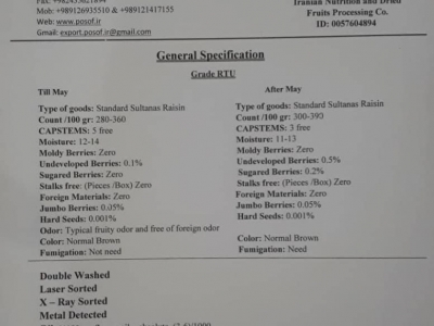 General Specification 